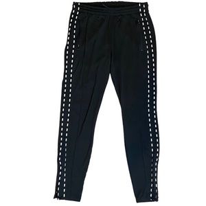 PINK Victoria's Secret Ultimate Yoga Logo Graphic Sweatpants Black & White‎ Sz M